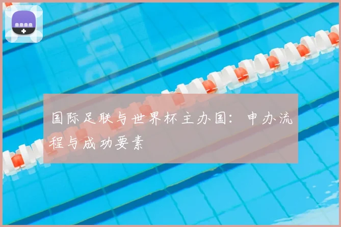 国际足联与世界杯主办国：申办流程与成功要素
